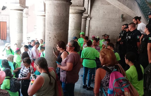 Protestan por reubicación de centro para atención de personas con discapacidad