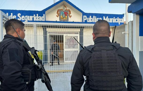 Inspeccionan autoridades estatales y federales a la policía de Encarnación de Díaz