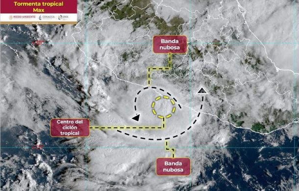 “Max” está a punto de tocar tierra en Guerrero