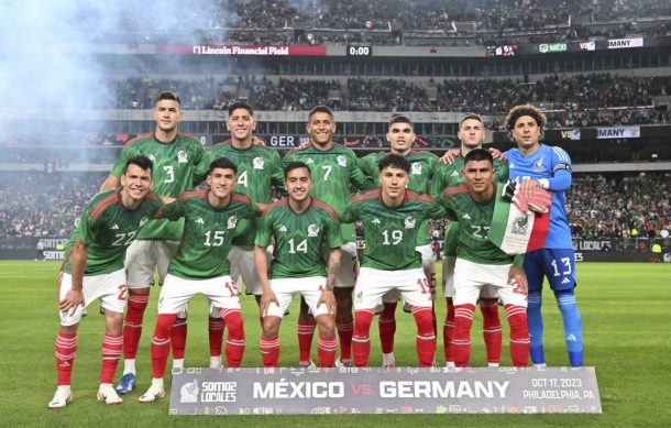 México empata a 2 goles con Alemania, en buen juego celebrado en Filadelfia