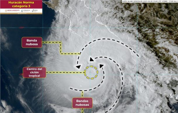 “Norma” tocará tierra en BCS en unas horas