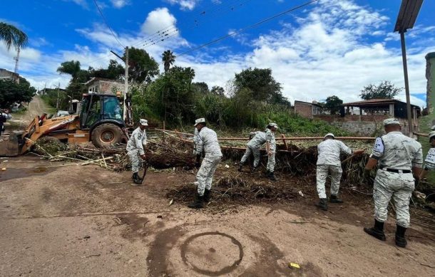 Liberan carreteras federales afectadas por “Lidia”