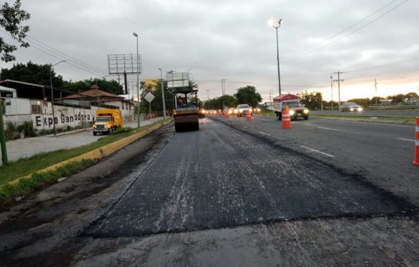 Inicia rehabilitación de carriles centrales de Lázaro Cárdenas