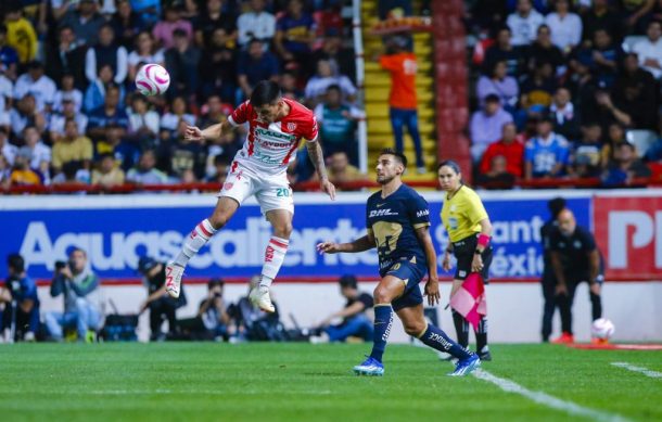 Pumas se lleva triste derrota en Aguascalientes