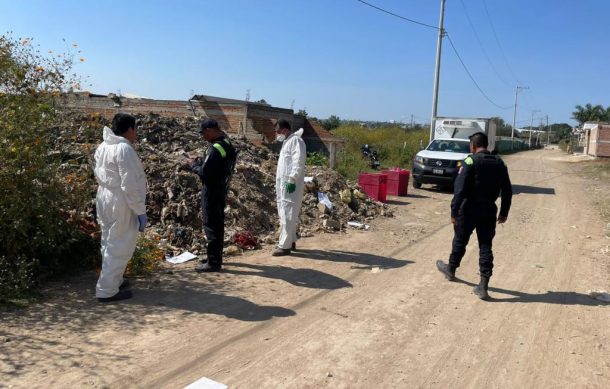 Recoge Tonalá supuestos desechos biológicos abandonados en predio de Jauja