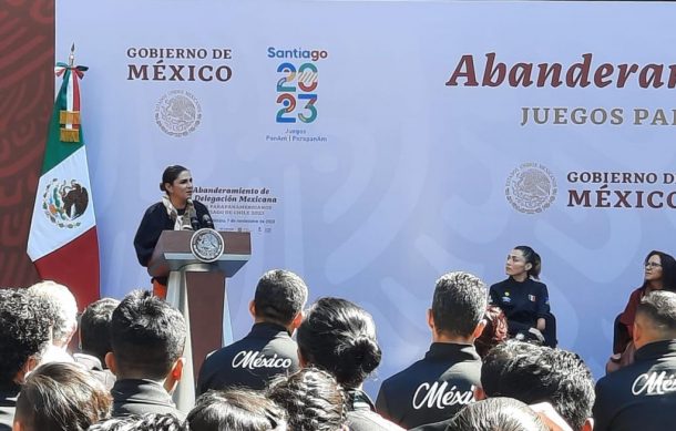 Abanderan y prometen estímulos a los competidores en Parapanamericanos