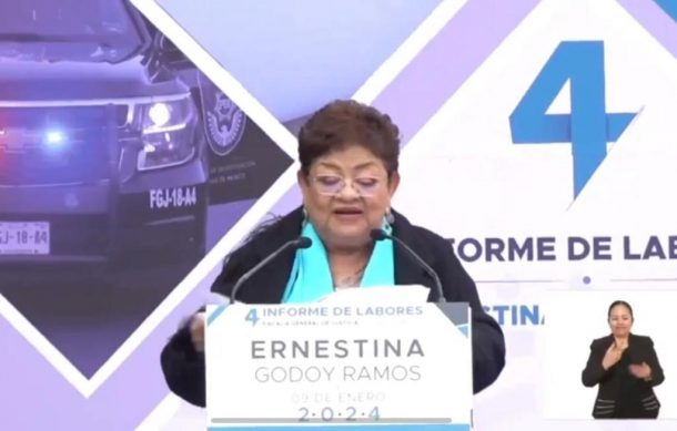 Ernestina Godoy rinde último informe como fiscal de CDMX