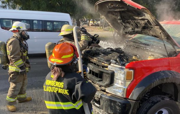 Causa alarma incendio en pipa de gas LP en Tlaquepaque