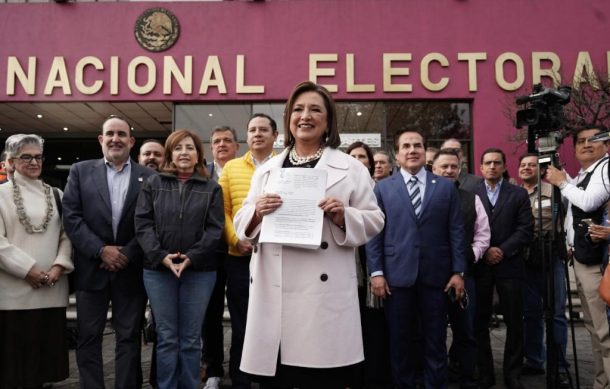 Xóchitl Gálvez presenta denuncia ante el INE contra Sheinbaum