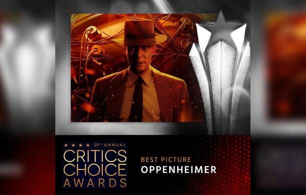 “Oppenheimer” la película más premiada en los Critics Choice Awards