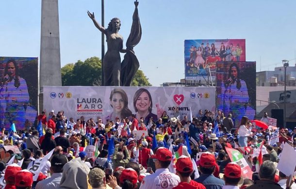 Xóchitl Gálvez y Laura Haro cierran precampaña en GDL