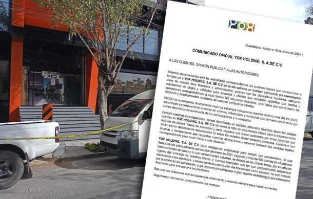 Acusa Yox Holding que embargo de cuentas impide pago a defraudados