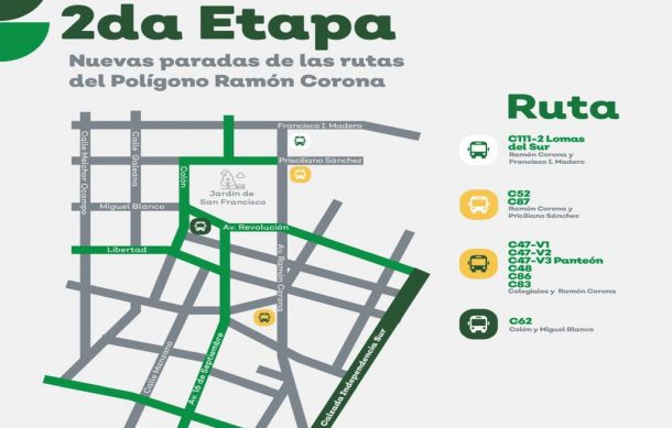 Continúa reordenamiento de transporte público en la “Estrella de la muerte”