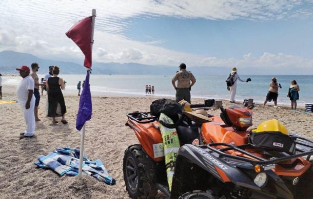 Aplican restricciones en playas de Vallarta ante presencia de cocodrilo