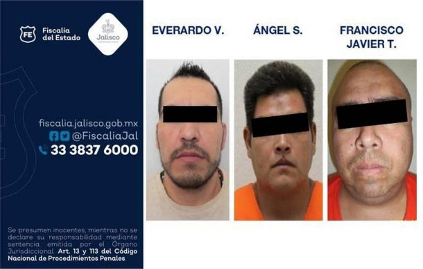 Dictan formal prisión contra tres presuntos secuestradores