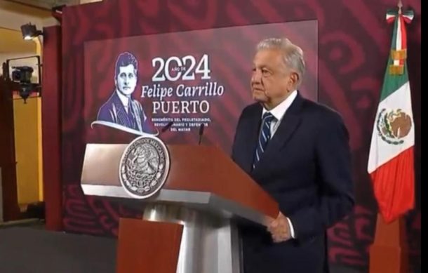 Afirma AMLO que no comparte el punto de vista de Slim sobre la militarización