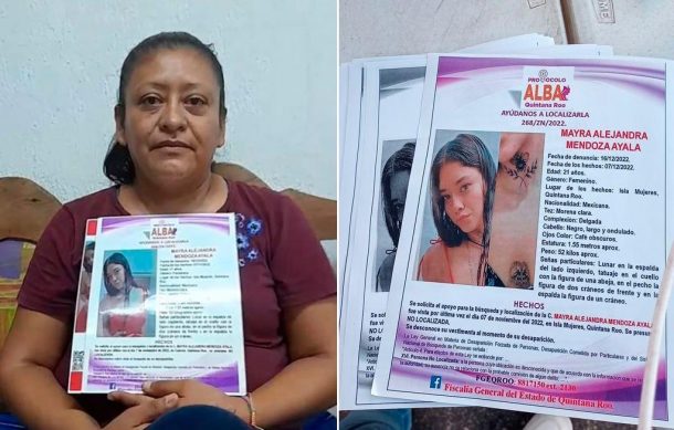 Pocos avances para hallar a joven desaparecida en Quintana Roo