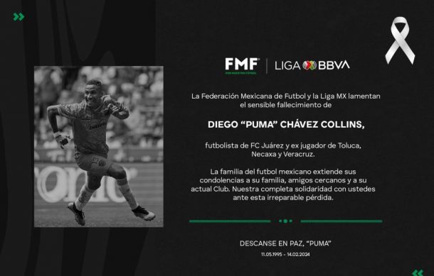 Muere en accidente el futbolista Diego Chávez