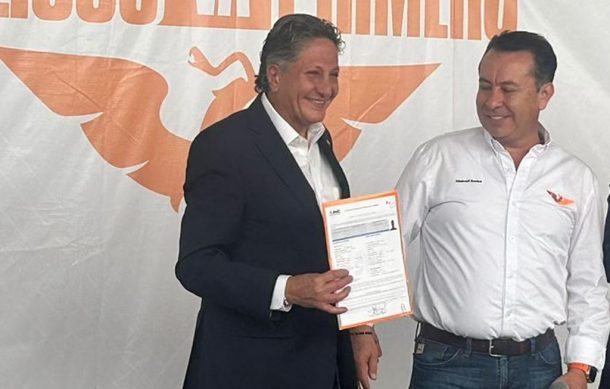 Entregan constancia a Frangie como candidato de MC a Zapopan