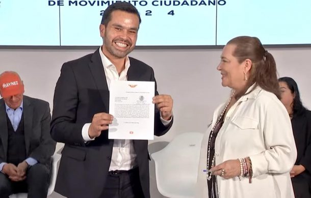 Álvarez Maynez se registra como candidato presidencial