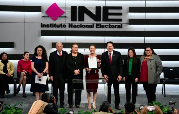 Sheinbaum se registró como candidata a la Presidencia