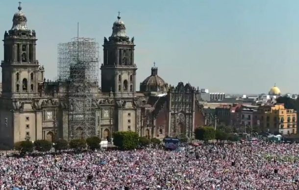 Miles asisten a la “Marcha por la democracia” en CDMX