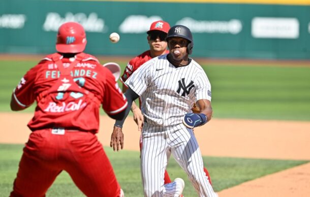 Diablos Rojos vencen a Yankees en juego amistoso