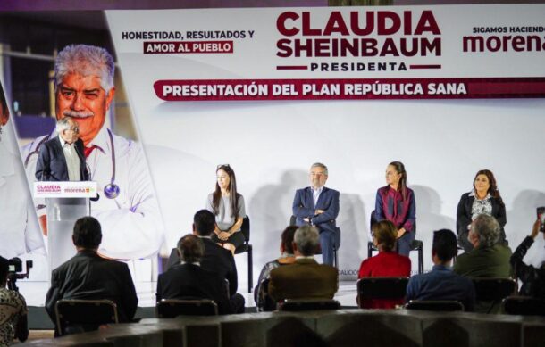 Sheinbaum presenta plan en materia de Salud