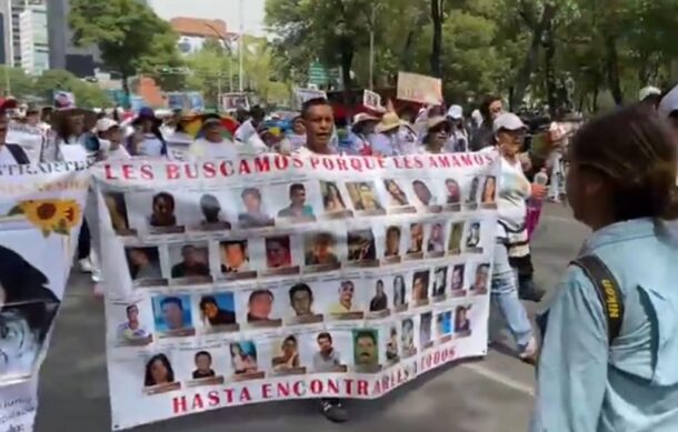 Marchan madres buscadoras en la Ciudad de México