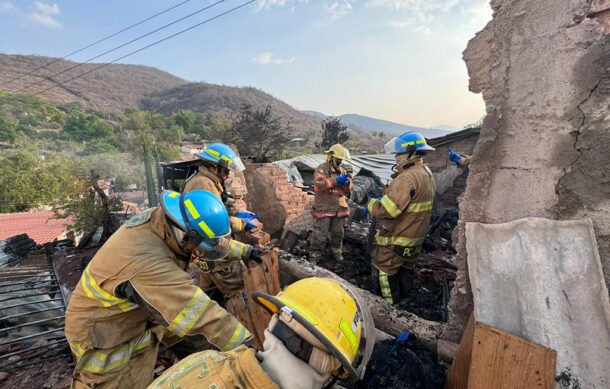 Incendio en casa de Tonaya, al sur de Jalisco, dejó cinco muertos