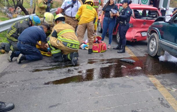 Se registra carambola en la carretera a Chapala