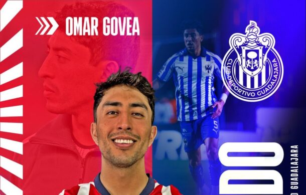 Anuncia Chivas la contratación de  Omar Govea