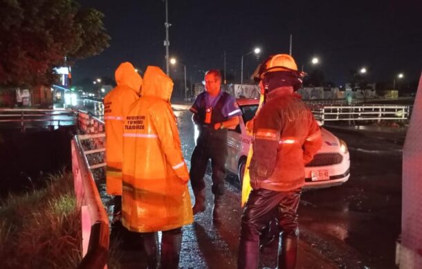 Hombre que habría caído a un canal en Tlajomulco