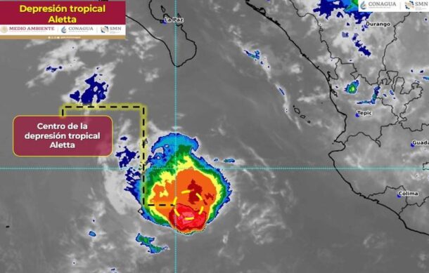 “Aletta” se convierte en depresión tropical en el Pacífico