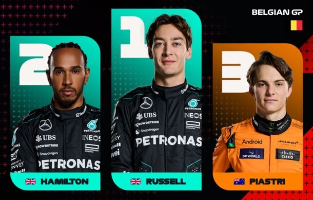 Dominó Mercedes el GP de Bélgica