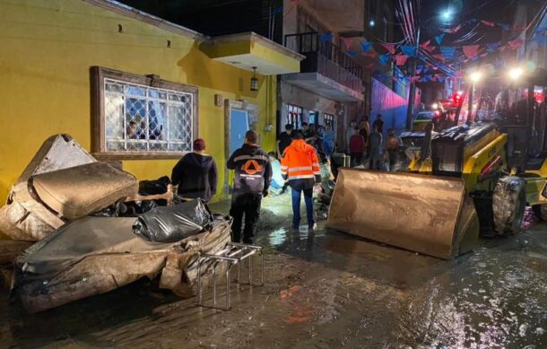 Agua superó el metro y medio de altura en Jalostotitlán