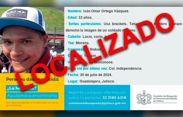 Localizan a Iván Omar, privado de la libertad en GDL