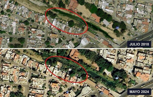 Vecinos de Parques de Santa María amplían sus casas e invaden el cauce el Arroyo Seco