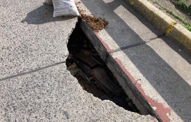 Piden se repare socavón en avenida Tchaicovsky