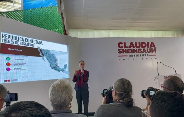 Confirma Sheinbaum construcción de tren de pasajeros CDMX-QRO-GDL