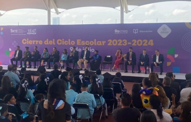 Concluye oficialmente en ciclo escolar en Jalisco