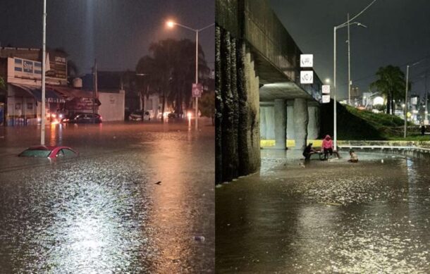 Lluvia golpea con fuerza el sur de ZMG