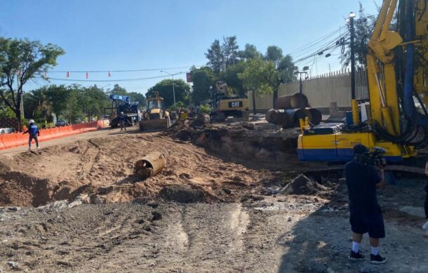 El 10 de agosto concluye reparación de socavón en Av. López Mateos