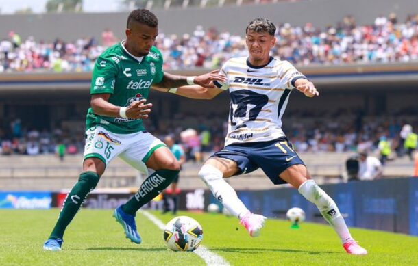 Pumas golea a León 4-1 en CU