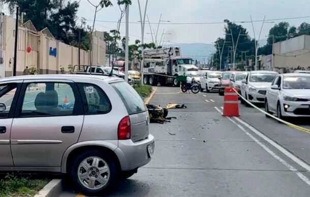 Motociclista muere en accidente sobre Mariano Otero