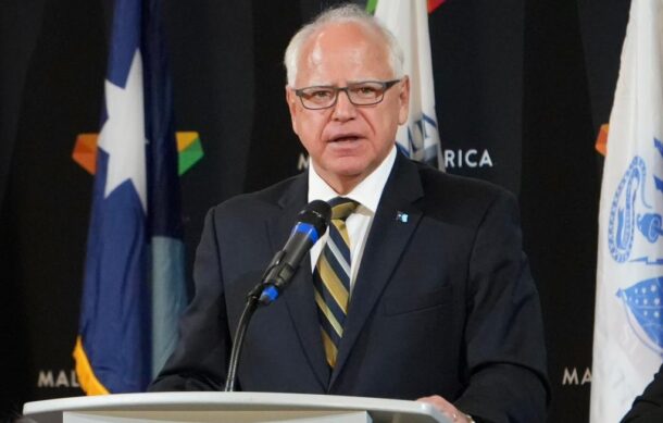 Oficializan a Tim Walz como candidato a vicepresidencia de EU