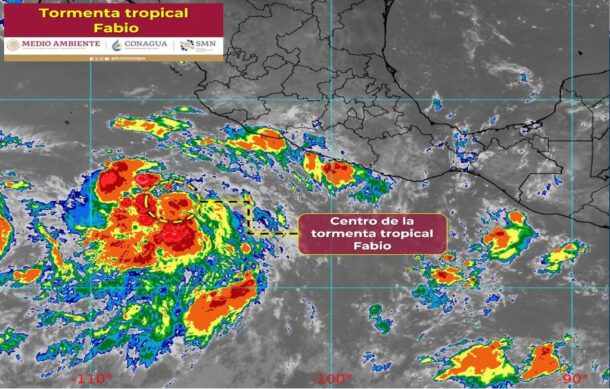 Se forma la tormenta tropical “Fabio” en el Pacífico