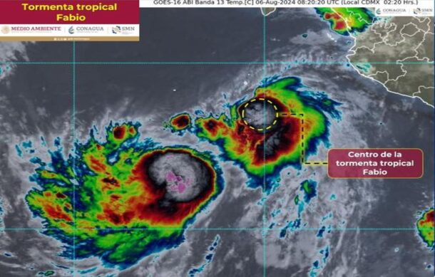 “Emilia” y “Fabio” se intensifican al sur de BCS