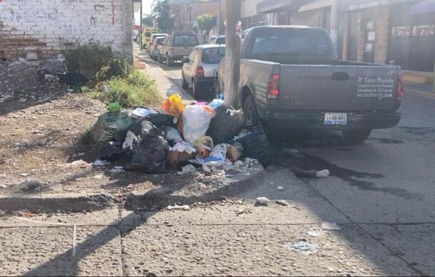 Se agrava problema de basura en calles de El Salto