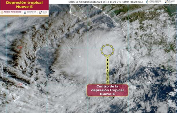 Se forma la depresión tropical Nueve-E en el Pacífico